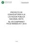 PROYECTO DE CONVOCATORIA A LA LICITACION PÚBLICA NACIONAL MIXTA No. EN COMPRANET PA-021W3N003-N