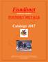 Fundimet. fundiciones metálicas. Foundry metals. Catalogo 2017