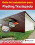 GUÍA GUÍA RÁPIDA DE INSTALACIÓN DE PARA PARA PLYDING SIDING TRASLAPADO