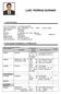 LUIS PORRAS DURAND. II. Formación Académica y Profesional. I. Datos Personales