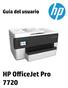 HP OfficeJet Pro 7720 Wide Format All-in- One series. Guía del usuario