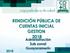RENDICIÓN PÚBLICA DE CUENTAS INICIAL GESTION Administración Sub zonal Guayaramerín