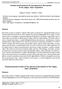 Estudio morfoanatómico de dos especies de Myrcianthes de las yungas, Jujuy (Argentina)