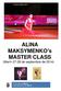 ALINA MAKSYMENKO s MASTER CLASS (Marín de septiembre de 2014)
