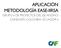 Aplicación Metodología Ease-iirsa. Grupo 6 de Proyectos del Eje Andino: