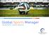 Global Sports Manager representación y gestión deportiva