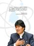 Evo Morales Ayma Presidente del Estado Plurinacional