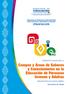 Campos y Áreas de Saberes y Conocimientos en la Educación de Personas Jóvenes y Adultas. Unidad de Formación No. 13