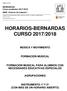 HORARIOS-BERNARDAS CURSO 2017/2018