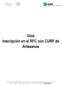 Guía Inscripción en el RFC con CURP de Artesanos