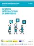 yoquieroamipyme.com 2ª edición GESTIÓN INTERNACIONAL DE EMPRESAS Plataforma de Competitividad para Pymes de Castilla-La Mancha