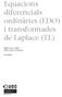 Equacions diferencials ordinàries (EDO) i transformades de Laplace (TL)