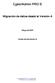 CyberAdmin PRO 5. Migración de datos desde la Versión 4. Mayo de Versión del documento 1.0
