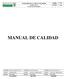 UNIVERSIDAD LA GRAN COLOMBIA CÓDIGO: M MANUAL DE CALIDAD MANUAL DE CALIDAD