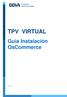 TPV VIRTUAL Guía Instalación OsCommerce