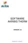 SOFTWARE AKRIBIS THERM