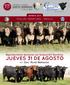 REMATE 2017 POLLED HEREFORD - ANGUS JUEVES 31 DE AGOSTO