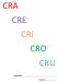 CRA CRE CRI CRO CRU NOMBRE:... CURSO:...