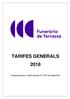 TARIFES GENERALS 2018