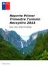 Reporte Primer Trimestre Turismo Receptivo Junio, Cifras Provisorias.