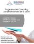 Programa de Coaching para Profesionales de la Salud