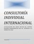 CONSULTORÍA INDIVIDUAL INTERNACIONAL ACTUALIZACIÓN DEL MARCO RECTOR DEL CONTROL EXTERNO GUBERNAMENTAL DEL TSC ALINEADO A LA NORMATIVA ISSAI