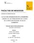 LA CULTURA ORGANIZACIÓN EN EL DESEMPEÑO LABORAL DE LOS TRABAJADORES DE LA SEDE DE LA DIRECCIÓN REGIONAL DE SALUD CAJAMARCA