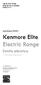 Kenmore Elite Electric Range