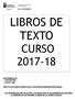 LIBROS DE TEXTO CURSO