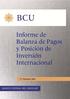Informe de Balanza de Pagos y Posición de Inversión Internacional