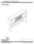 ASSEMBLY INSTRUCTIONS. 60 Hutch. NEED HELP? Call Part Number A175235C. Keep manual for future reference.