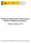 Boletín de Información Trimestral de Planes y Fondos de Pensiones
