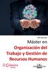 36ª edición. Máster en Organización del Trabajo y Gestión de Recursos Humanos