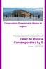 Conservatorio Profesional de Música de Segovia PROGRAMACIÓN DIDÁCTICA. Taller de Música Contemporánea I y II. Curso