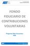 FONDO FIDUCIARIO DE CONTRIBUCIONES VOLUNTARIAS
