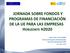 JORNADA SOBRE FONDOS Y PROGRAMAS DE FINANCIACIÓN DE LA UE PARA LAS EMPRESAS HORIZONTE H2020