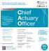 Chief Actuary Officer