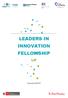 LEADERS IN INNOVATION FELLOWSHIP LIF