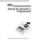 Caja Registradora Electrónica ER 5200/40/15 Manual de Operación y Programación