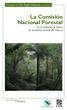 La Comisión Nacional Forestal en la historia y el futuro de la política forestal de México