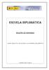 ESCUELA DIPLOMÁTICA BOLETÍN DE MEMORIAS CURSO SELECTIVO DE ACCESO A LA CARRERA DIPLOMÁTICA