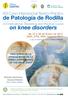 de Patología de Rodilla on knee disorders