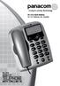 Thanks for purchasing Panacom Telephone with Caller ID PA Please read this manual carefully before using this Telephone.