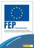 Plan de Información y Publicidad del FEP para el Programa Operativo español en el periodo ÍNDICE. 1. Introducción Objetivos...