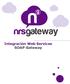 Integración Web Services SOAP Gateway