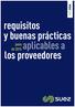 SPAIN SUEZ. requisitos y buenas prácticas. aplicables a. junio. de los proveedores