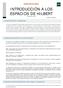 INTRODUCCIÓN A LOS ESPACIOS DE HILBERT