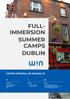 FULL- IMMERSION SUMMER CAMPS DUBLIN