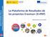 La Plataforma de Resultados de los proyectos Erasmus+ (E+PRP)