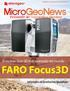 Boletín Técnico #4 Martes 30 de Julio del año El escáner láser 3D más avanzado del mundo. microgeo.cl/productos/geodesia